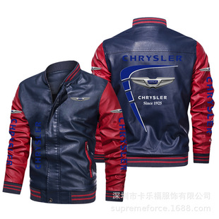 Cross-border Bike Suit Men's Men's Coat Leather Jacket Leshler Racing Suit Jacket Men's Leather American Riding Suit