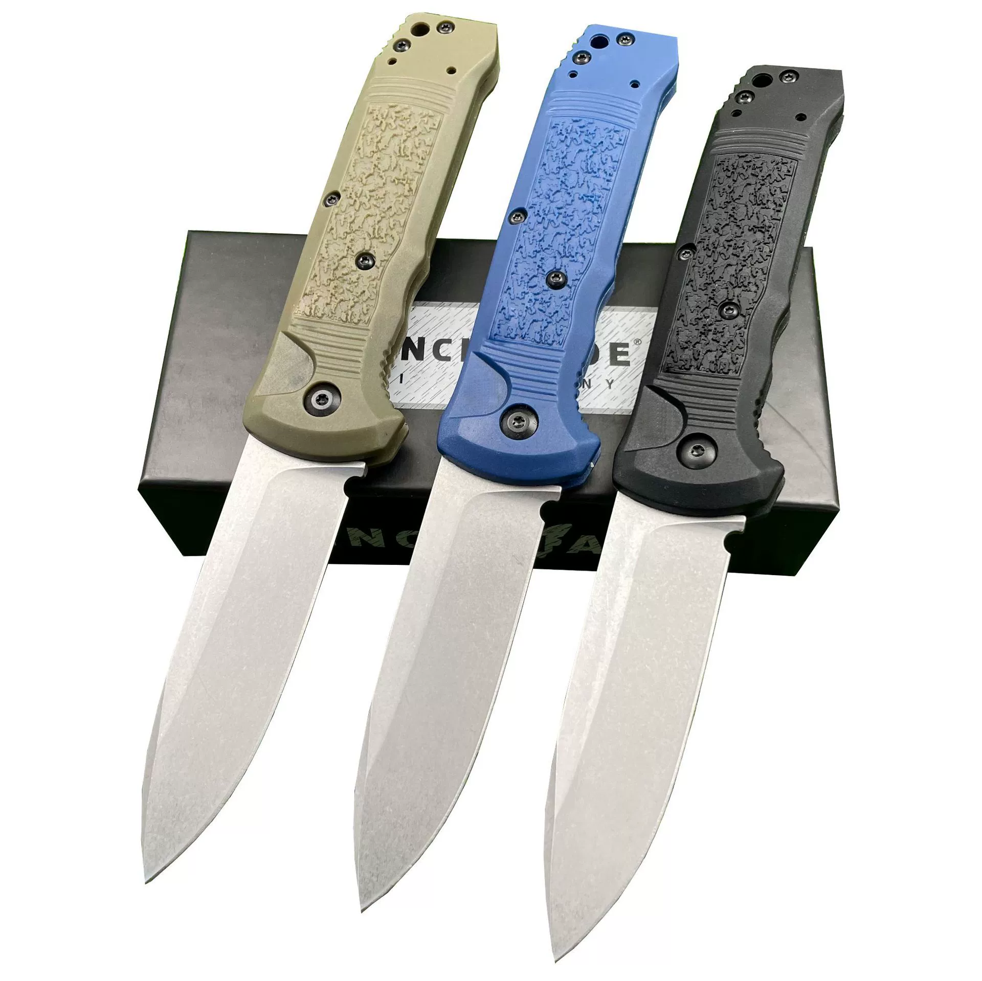 Складной нож-бабочка Benchmade 4400BK, наружный EDC инструмент с нейлоновой/волоконной рукоятью