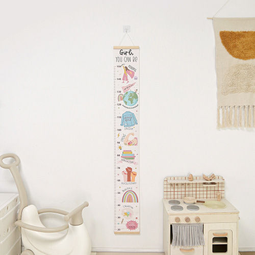 INS children's height measurement wall stickers, growth commemoration, children's room decoration wall stickers, baby souvenirs