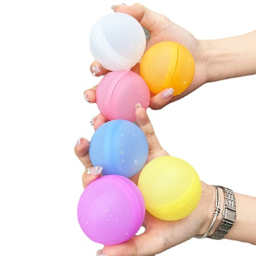 Amazon Silicone Water Balloon Quick Water Filling Water Fight Silicone Water Balloon Pinch Ball Beach Water Toy