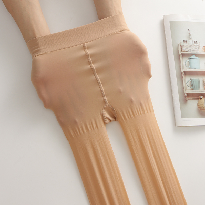 Premium Spring/Summer Thin Skin Silk Anti-Exposure Women's Seamless Solid Color Silky Pantyhose with High-Density Mask Effect Premium Spring/Summer Thin Skin Silk Anti-Exposure Women's Seamless Solid Color Silky Pantyhose with High-Density Mask Effect
