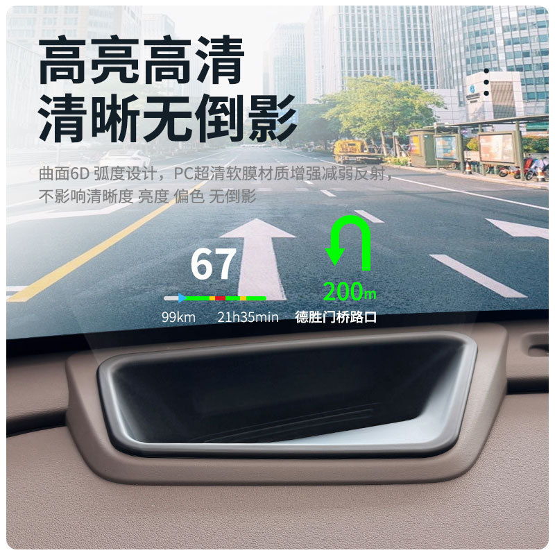 2025年型第二世代Xiaolong MAX曲面ヘッドアップディスプレイ保護カバーHUD車内用品改造に適した工場直送|undefined