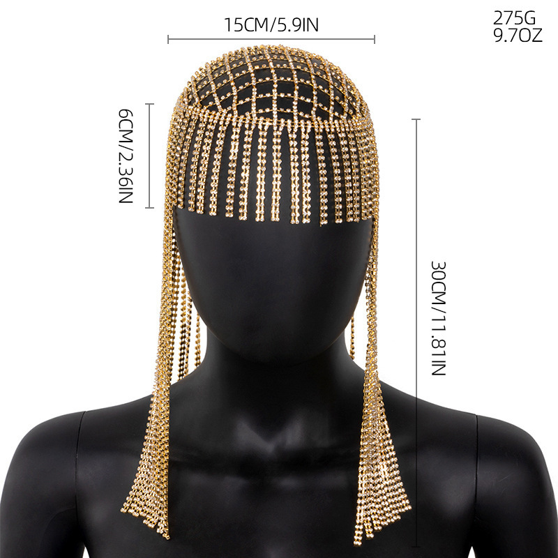 Shiny Women's Solid Color Rhinestone Plating Headwear display picture 6