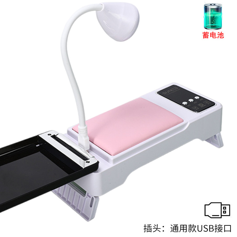 Lámpara de manicura correa almohada plegable conveniente lámpara de manicura rápida secado 32 lámpara UV + LED doble fuente de luz de manicura horneado lámpara transfronteriza