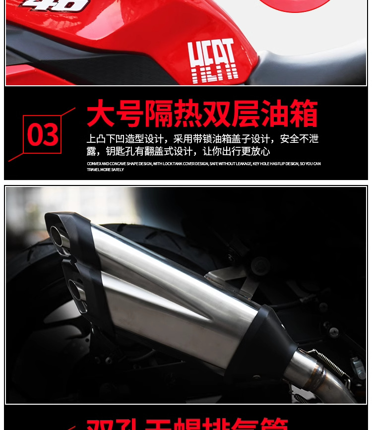 Cross-Border Export of Ninja Motorcycle R3 Outdoor Retro Motorcycle Jiaolong Sports Car Twin-Cylinder Road Race License H2