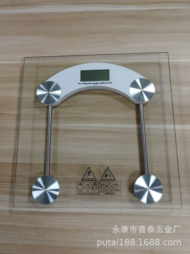 Suministro directo de fábrica Escala electrónica del cuerpo 33cm vidrio templado escala de peso Escala de Salud del hogar escala de peso electrónica