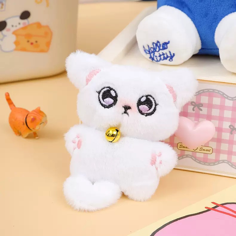 흰색 고양이 (딸랑이 포함)