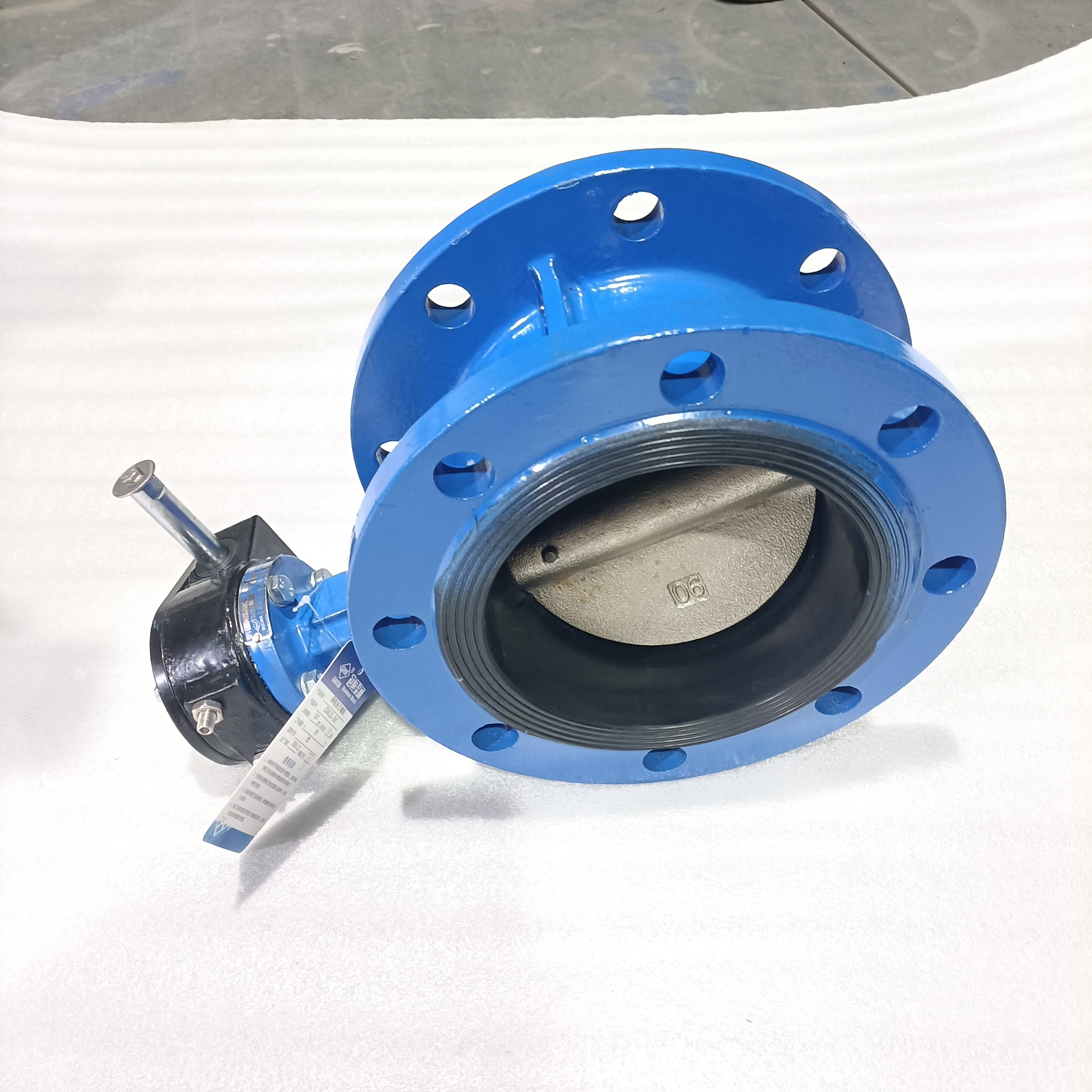 D341X-10Q球磨铸铁材质法兰手动蝶阀规格尺寸参数