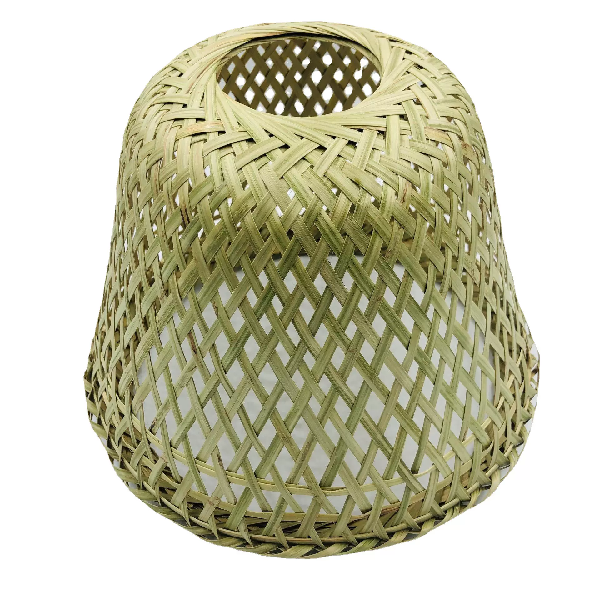 厂家手工跨境竹编竹皮竹制品工艺品 吊灯 灯罩竹灯笼酒店宾馆民宿