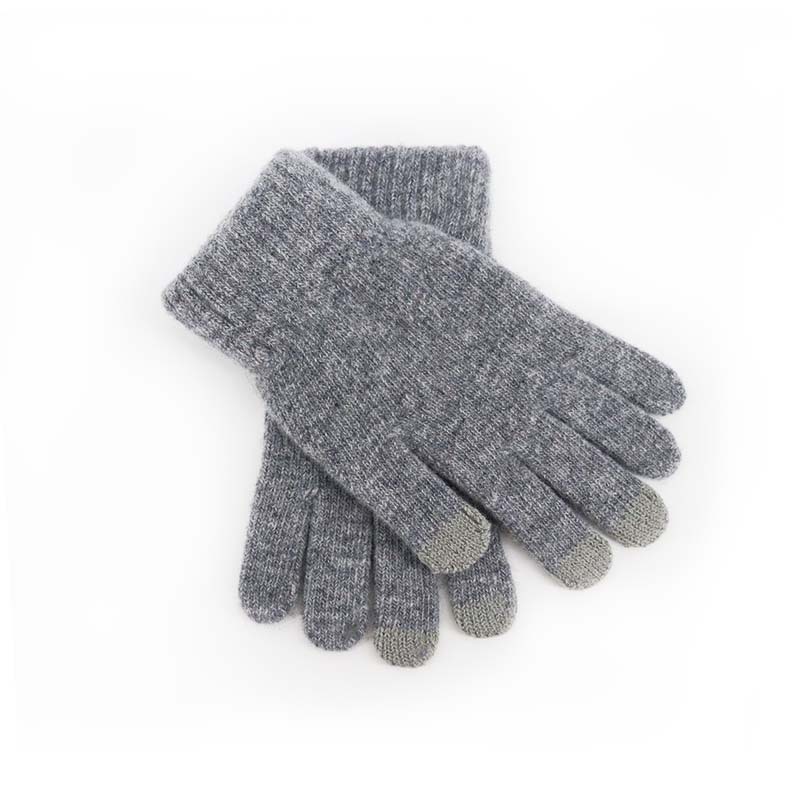 Women's wool warmth, touch screen, winter cycling, windproof cold proof, sports and fitness, knitted gloves for women_voghion.com