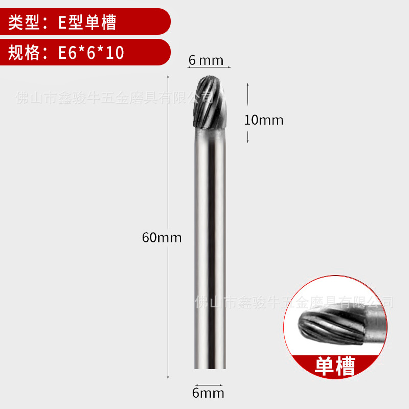 Fresa rotativa de tungsteno