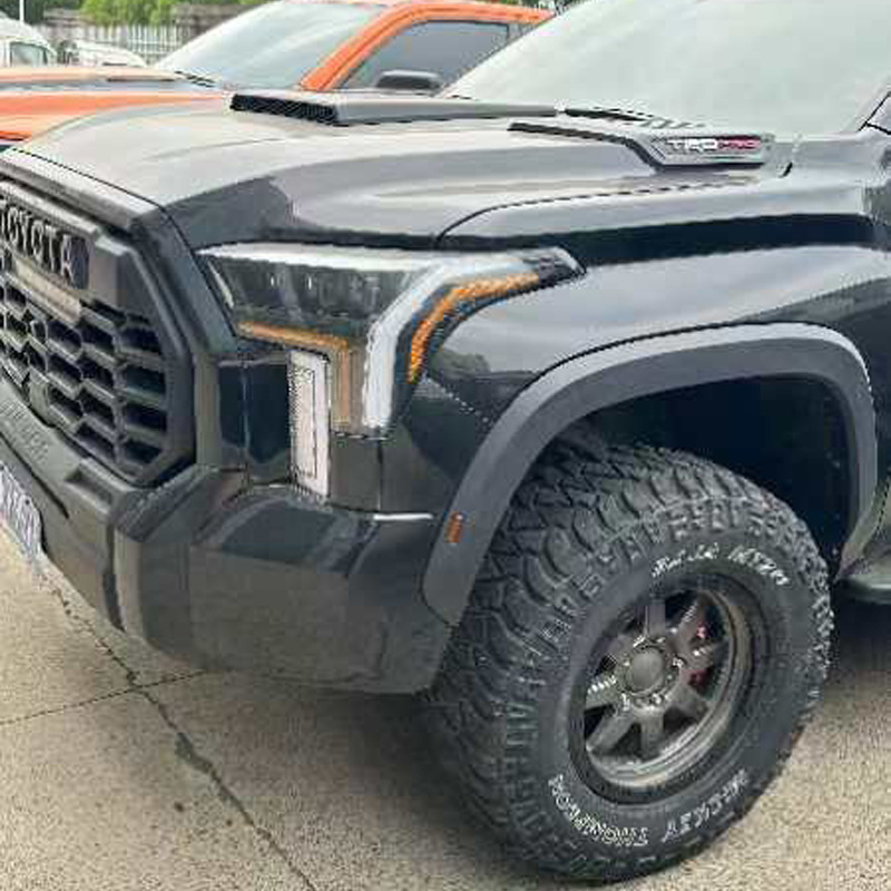 Suitable for 2022-2026 Toyota Tundra Trd Wheel Arches with Lights, Wide-Body Wheel Arches