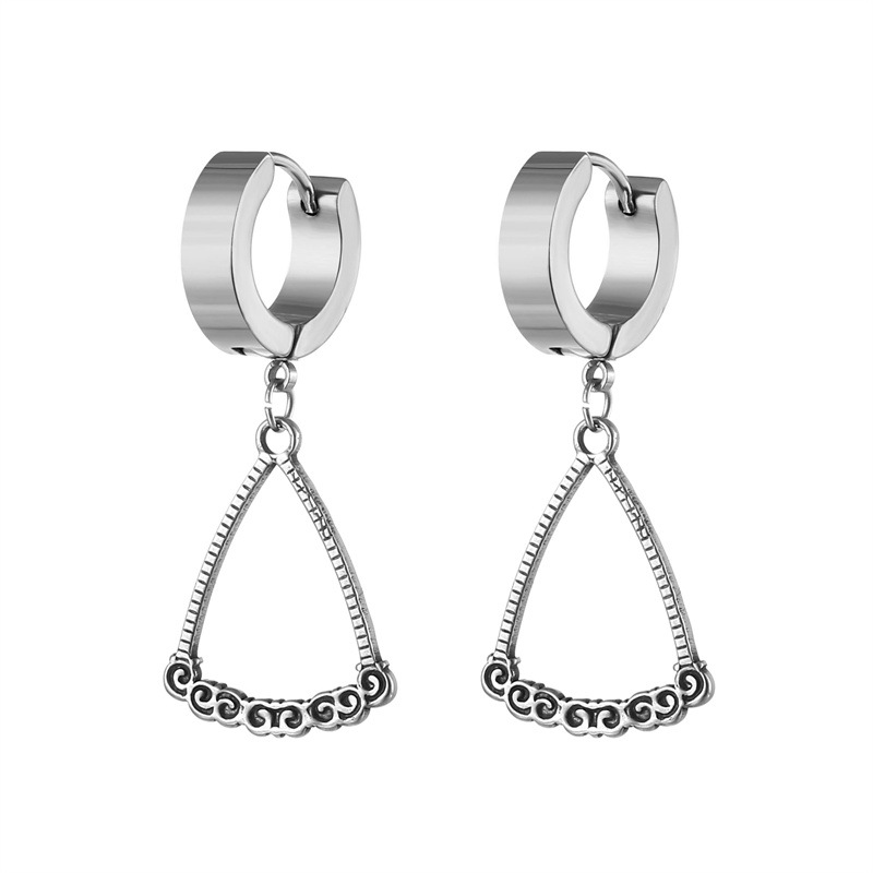 Drop Earrings, Earrings, Ear Studs Classification 1 Piece Hip-Hop Retro Exaggerated Feather Wings Snake Feather Vacuum Plating Men's Unisex Drop Earrings Earrings Ear Studs