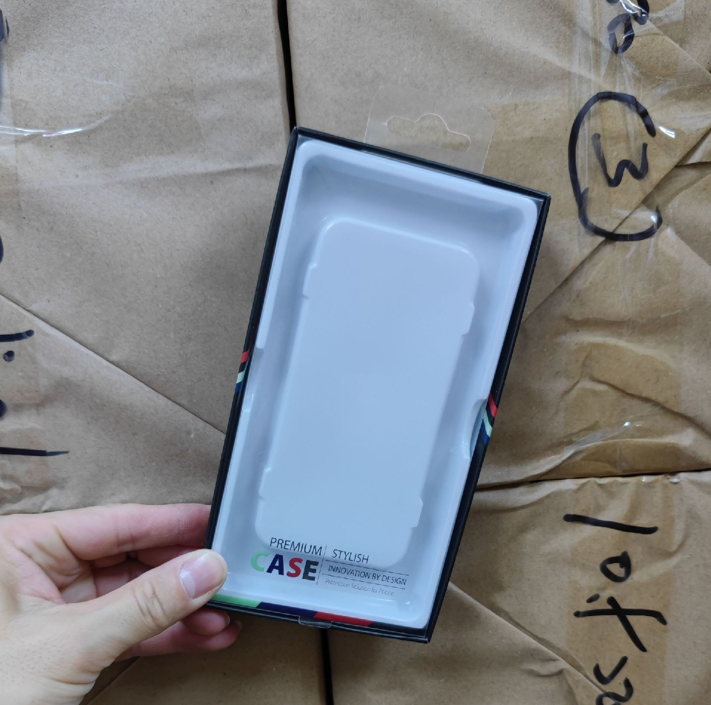 큰 검은 선물 상자 (190*105*20)mm