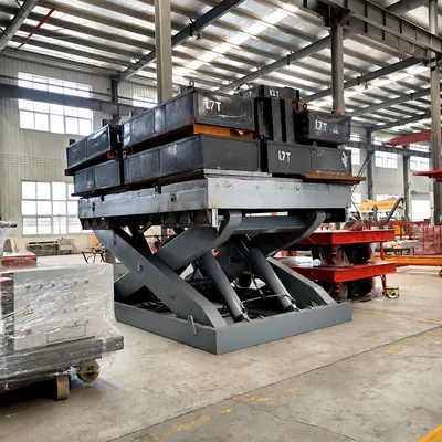 Avtomobil fırlanan platformaları Cargo Lift, Factory Workshop - large-tonnage-fixed-cargo-platform-advance-payment