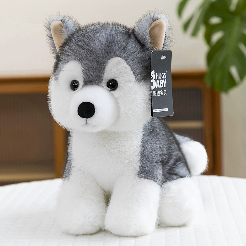 Nuevo cachorro de simulación de juguetes de peluche perros obedientes muñecas de Highlands occidentales muñecas de muñecas