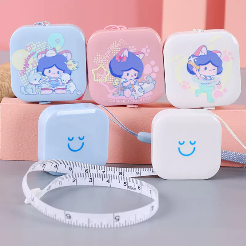 小卷尺迷你皮卷尺软尺随身量三围多功能便携米尺量腰围胸围皮尺