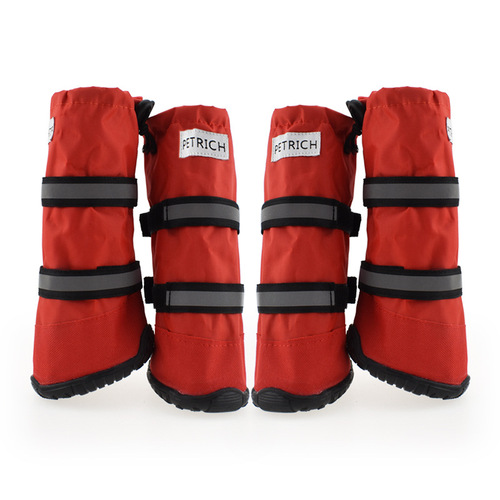 Amazon Direct Supply: Pet Dog Boots – Long-Style Dog Shoes for Winter, Offering Windproof and Warmth in Snowy Conditions