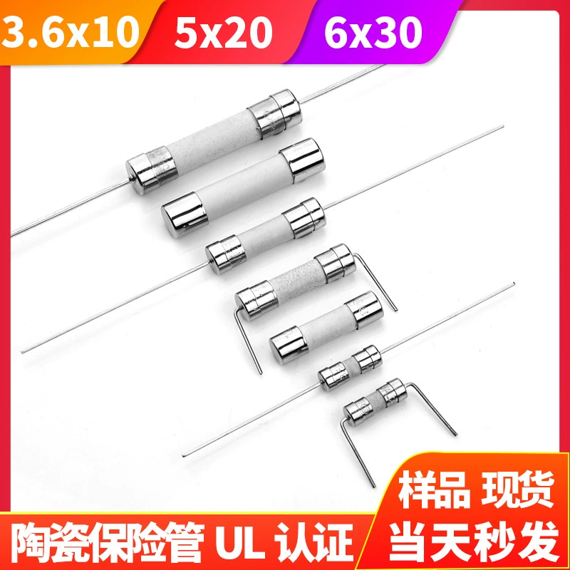 6x30 высоковольтный предохранитель Взрывозащищенная керамическая защитная трубка 250 В/1000 В Высоковольтная защитная трубка 40А предохранитель