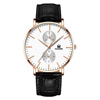 Trend fashionable calendar for eyes, quartz men's watch, belt, wholesale