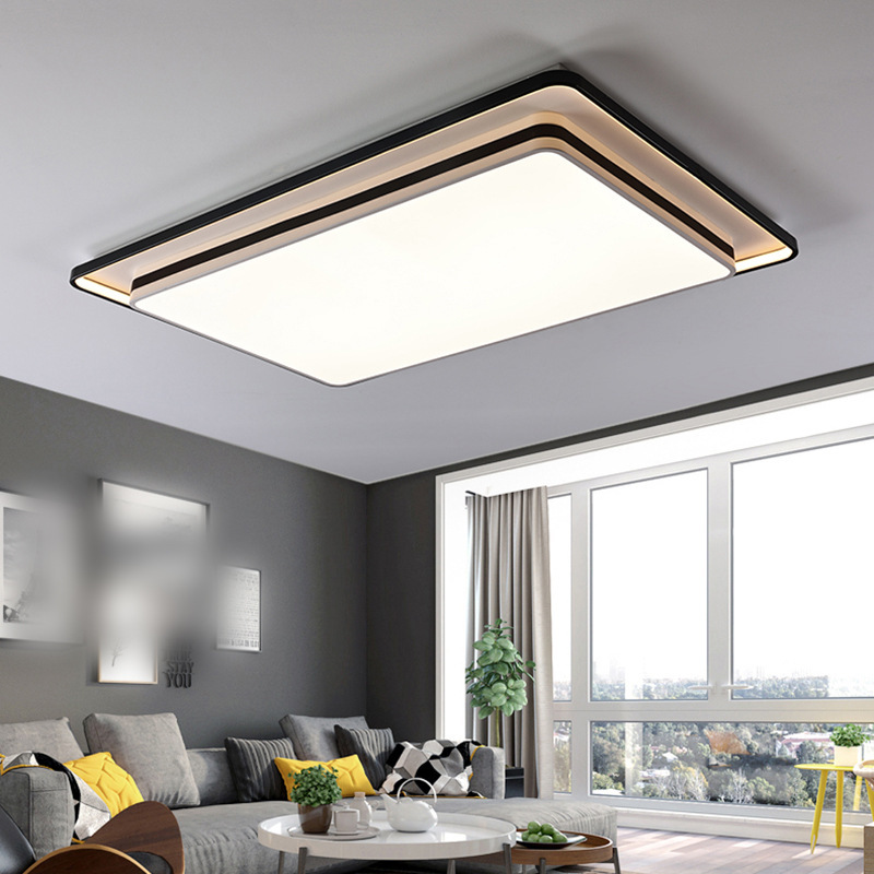 2025 新しいリビングルームのメインライトヘッドライトシンプルでモダンな雰囲気中山照明家庭用 LED 寝室の天井ランプ|undefined