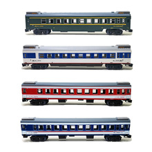 仿真小火车模动玩TG绿红蓝白皮客车厢男孩型轨道儿童电具中国YZ25