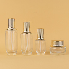 现货秀丽韩套装系列玻璃瓶化妆品玻璃瓶水乳液瓶精华液瓶膏霜