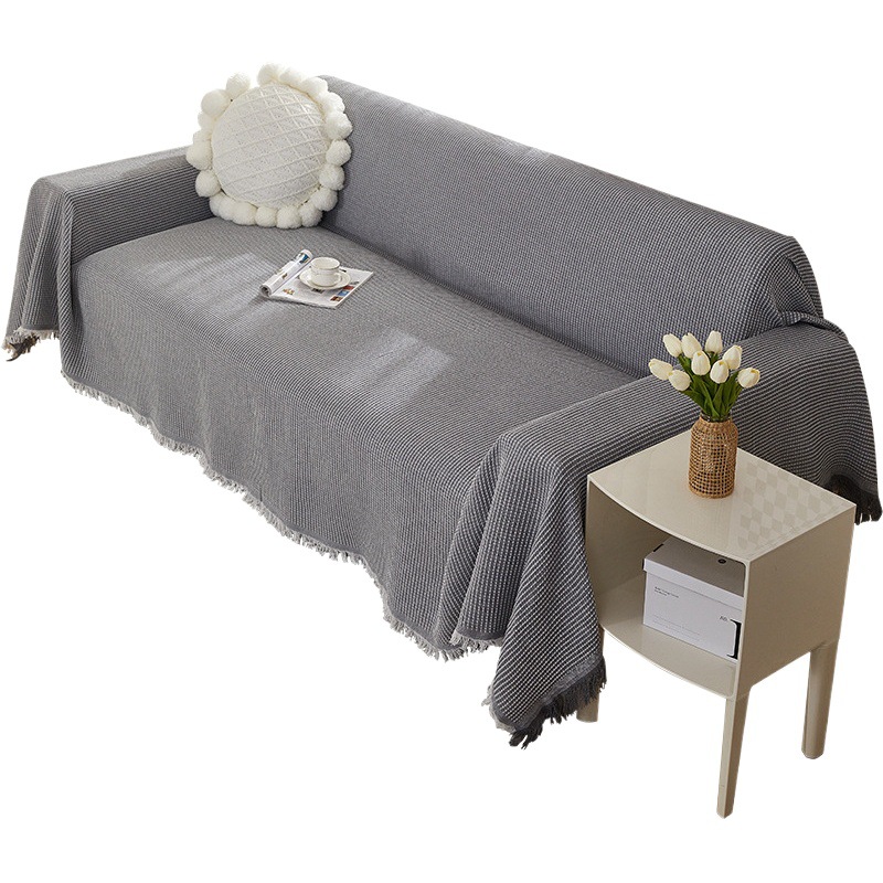 Internet celebridad simple sofá cubierta Toalla de algodón todo incluido cubierta de tela nórdica sofá cojín manta toalla Universal para cuatro estaciones