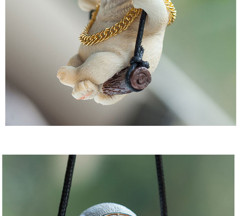 Swing Dog Car Pendant Swing Autumn Car Rearview Mirror Hanging Pendant Pendant Car Accessories for Men and Women Labrador