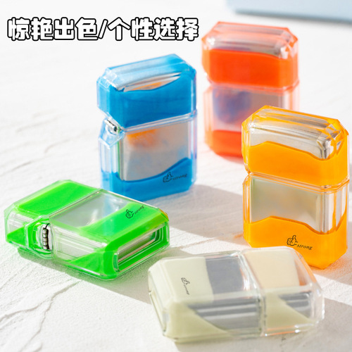 Transparent Night Light Sand Flow Windproof Kerosene Lighter Creative Retro Kerosene Lighter Cross-border Wholesale