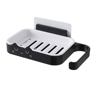 Caja de jabón personalizada, caja de jabón sin perforación de drenaje de pared, baño, hogar creativo, estante nuevo grande