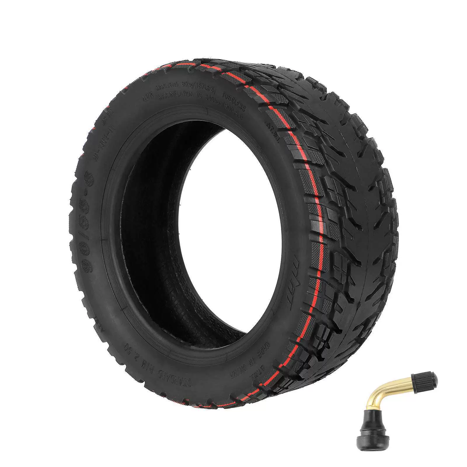Ulip90/55-6 внедорожная вакуумная шина электрический скутер 10 дюймов утолщенный противоскользящая шина с воздухозабором PVR50
