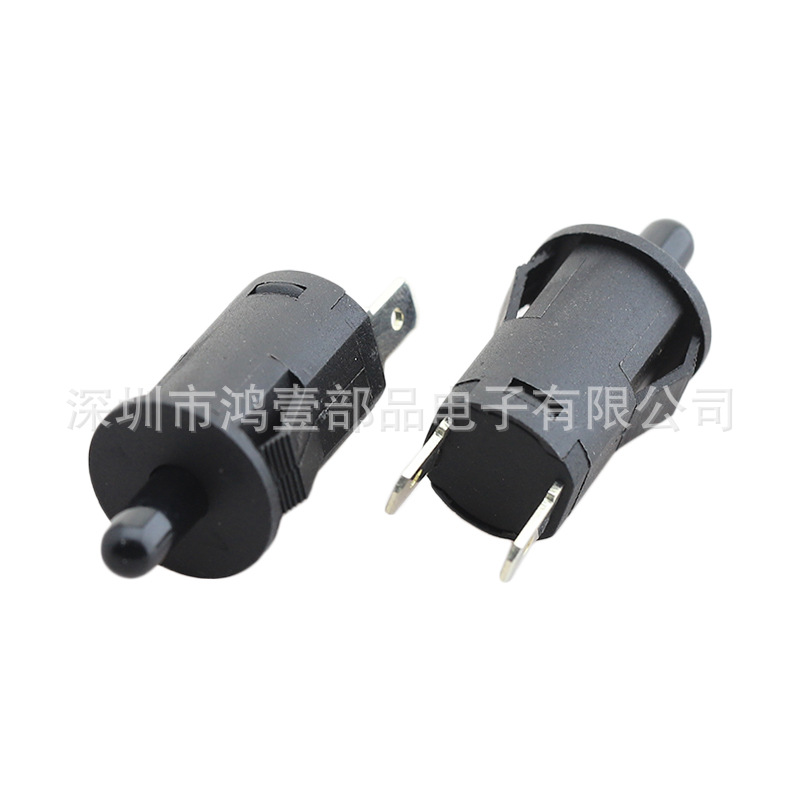 厂家供应大电流3A按钮开关 2插件片按通/按断按钮开关