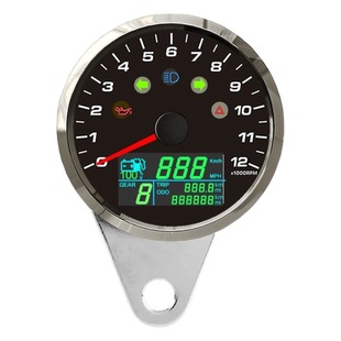 Cross-border direct supply universal motorcycle modification instrument GPS speedometer tachometer voltage oil level gear odometer