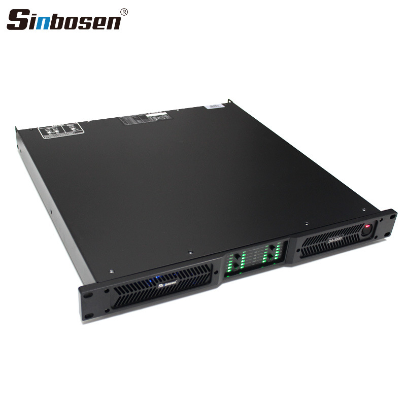 Rendimiento super alta potencia profesional de cuatro canales puro de nivel trasero línea matriz digital pesado subwoofer amplificador KTV amplificador de potencia