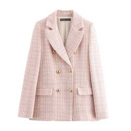 AA纹理双排扣西装外套西服  81637