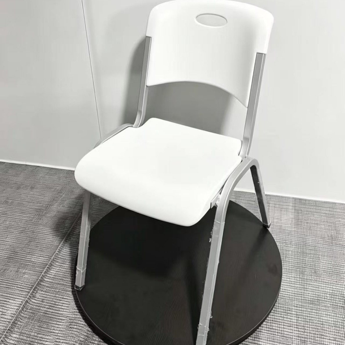 Silla de Oficina para Capacitación y Conferencias de Metal Multifuncional para Oficina y Sala de Conferencias