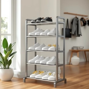 Xiyin Temu Popular Shoe Rack Multi-Functional Storage Rack Simple Assembly Shoe Rack Can Be Placed at the Door Balcony Living Room