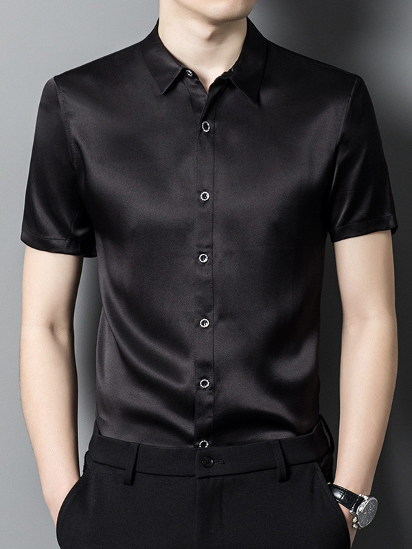 (Mới) Mã B8021 Giá 2670K: Áo Sơ Mi Nam Torean Ngắn Tay Hàng Mùa Hè Kín Cổ Thời Trang Nam Chất Liệu Lụa Tơ Tằm G06 Sản Phẩm Mới, (Miễn Phí Vận Chuyển Toàn Quốc).