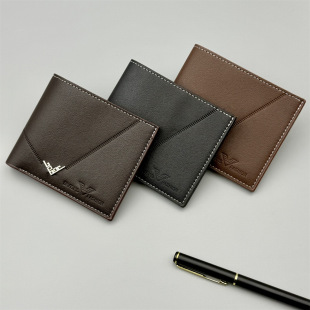 New cross-border wallet men's short men's bag high-level sense Amazon hot multi-card large-capacity business leisure
