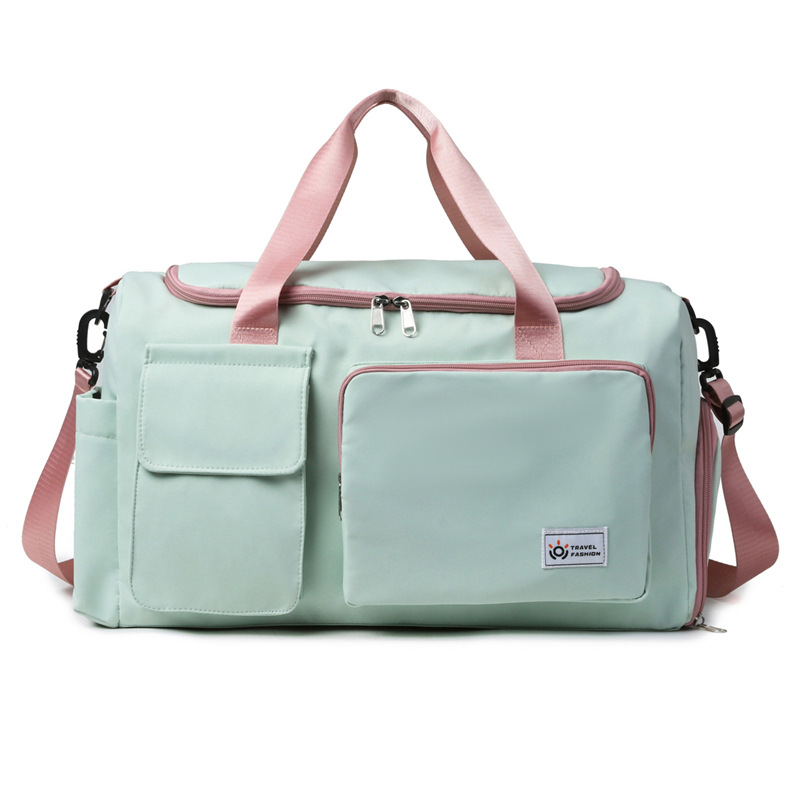 Nueva bolsa de fitness deportiva portátil simple, almacén de zapatos independiente de gran capacidad, bolsa de viaje de almacenamiento de equipaje portátil a prueba de salpicaduras