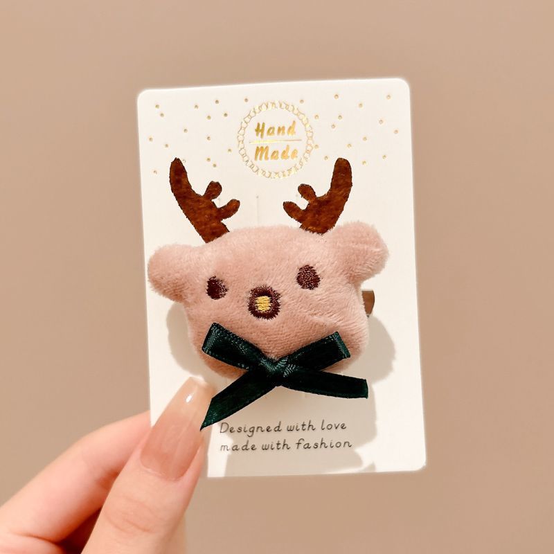 Navidad alce broche adorable Santa Claus pin creativo regalo peluche árbol de Navidad insignia decoración al por mayor