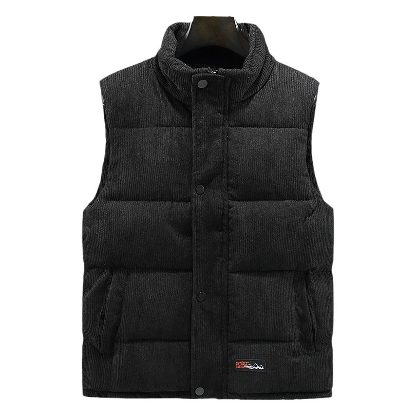 Европейская и американская трансграничная внешняя торговля, зимний тренд, модный вельветовый хлопковый жилет, мужской новый осенне-зимний хлопковый жилет, теплый жилет