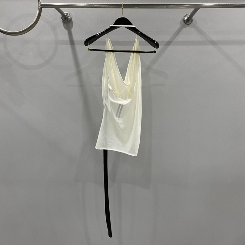 SUBHUMAN mujer elegante sin espalda estiramiento de un solo hombro de color sólido Sling slim fit camisola sexy de las mujeres image 5