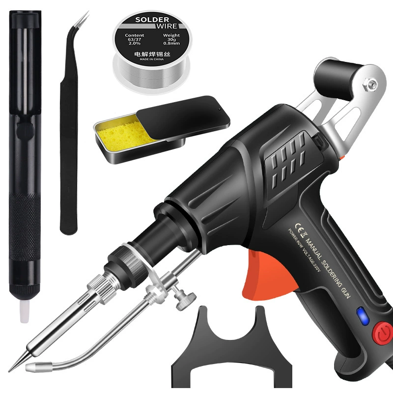 Трансграничный Новый внутренний нагрев ручной припой костюм паяльный пистолет Электрический паяльник 60 Вт Европейский Калибр 220 В США Калибр 110 В