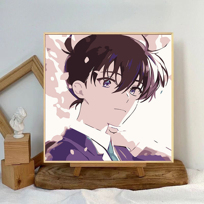 コナンデジタル油絵DIY手塗り怪盗キッドアニメアクリルメーカー卸売装飾画|undefined