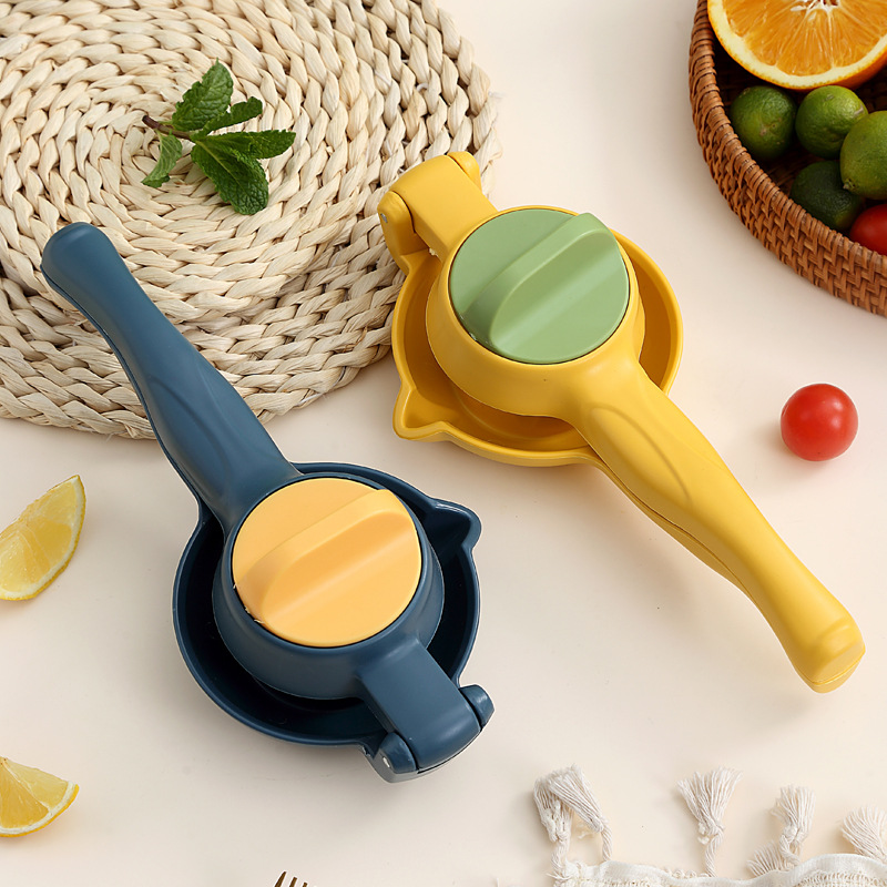 亚马逊供应链柠檬手动大号榨汁器橙汁按压器 厨房小工具便携榨汁