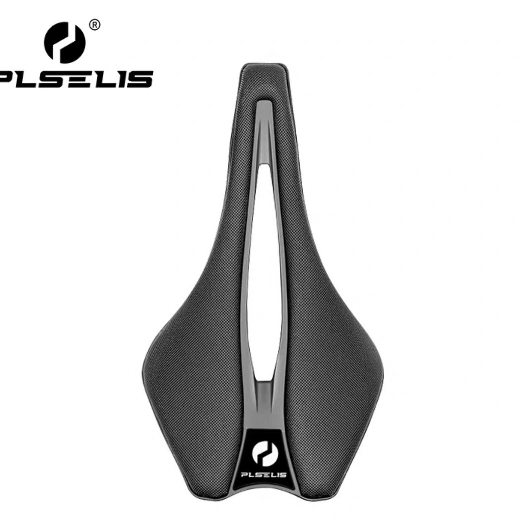 PLSELIS Mountain Bike Titanium Bow Racing Hollow Breathable Ultra-light Comfortable Saddle_voghion.com