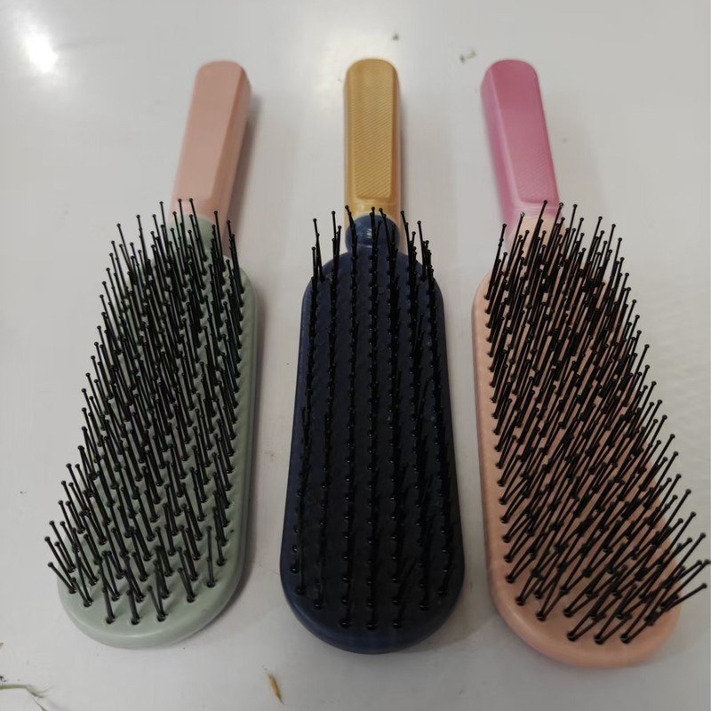 ついでに髪を傷つけないで、ふわふわしていて、パーマを防ぐストレートヘアの高弾櫛の頭皮の多機能丸みを帯びた歯櫛の高低針|undefined