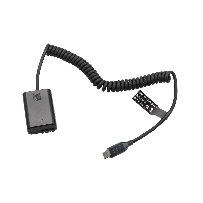 NP-FW50 fake battery A7S R M2 ZVE10 6300 external Type-C PD power supply